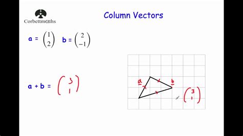 what is a column vector